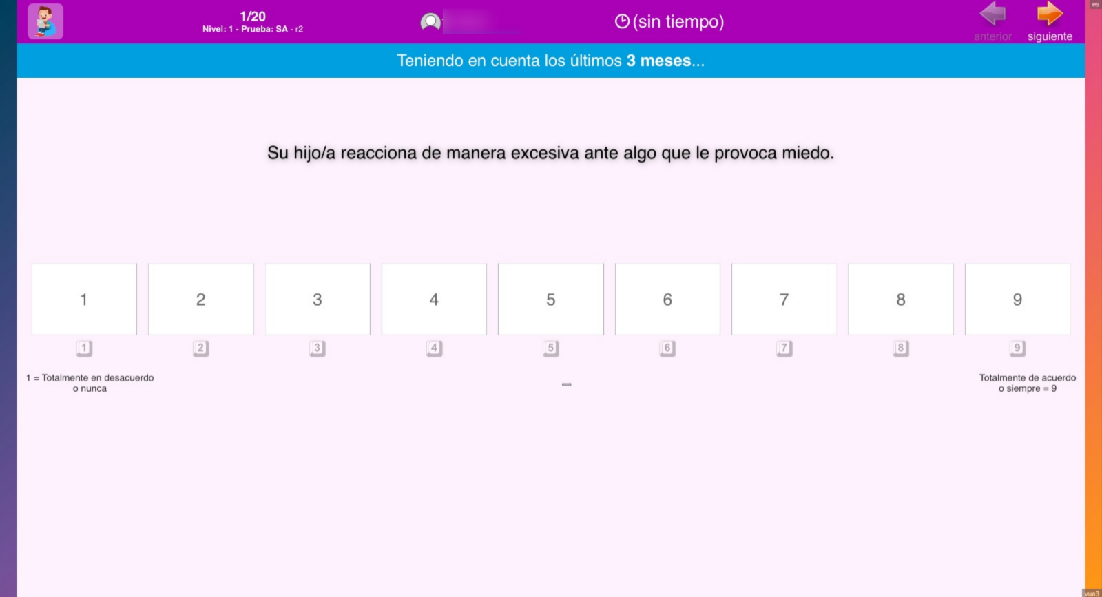Captura de Screening de Bienestar Emocional