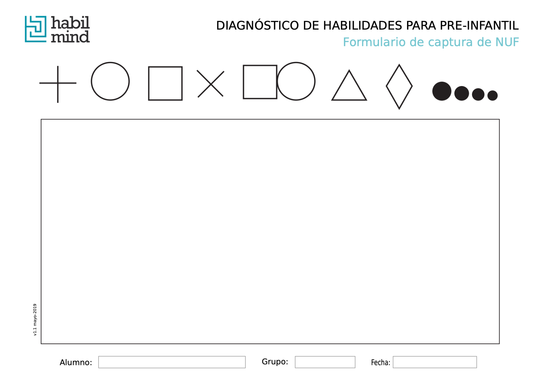 Captura de Habilidades Preinfantil